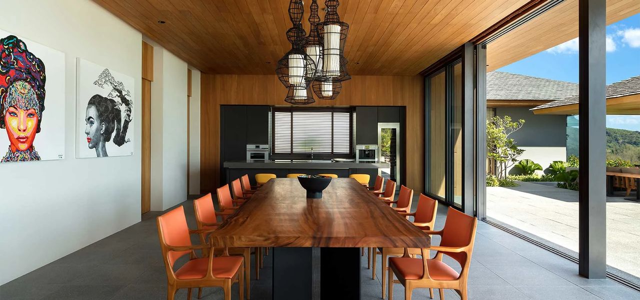 Dining room of an Avadina Hills villa