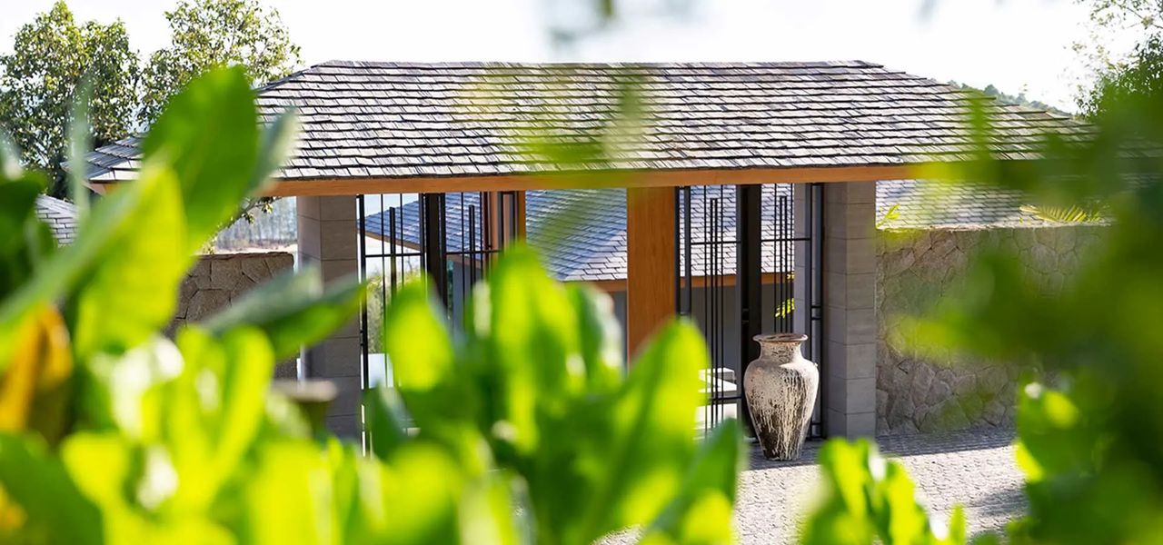 Garden entrance of an Avadina Hills villa