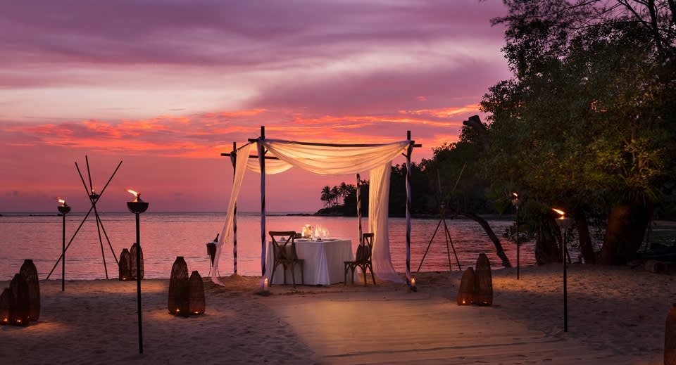 Private dinner on Layan Beach