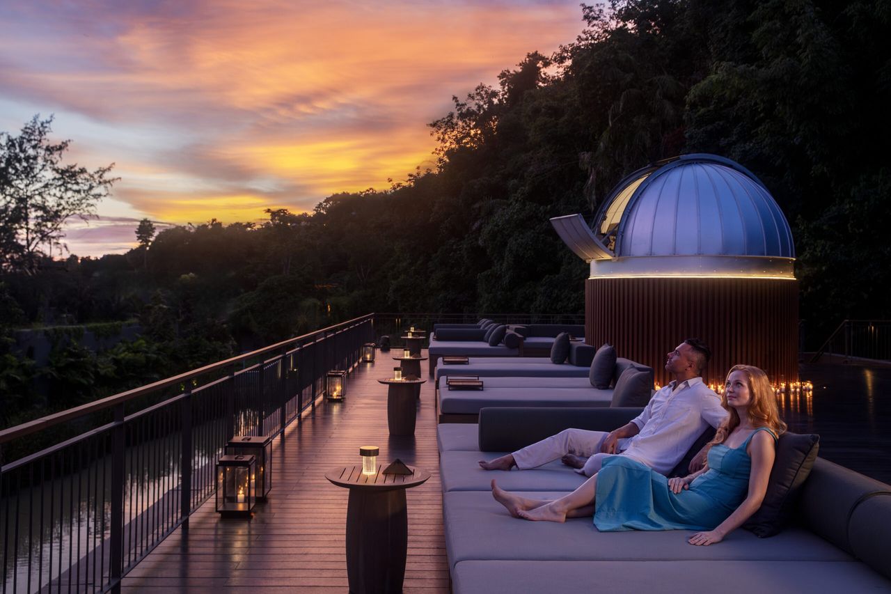 Stargazing terrace at Dara